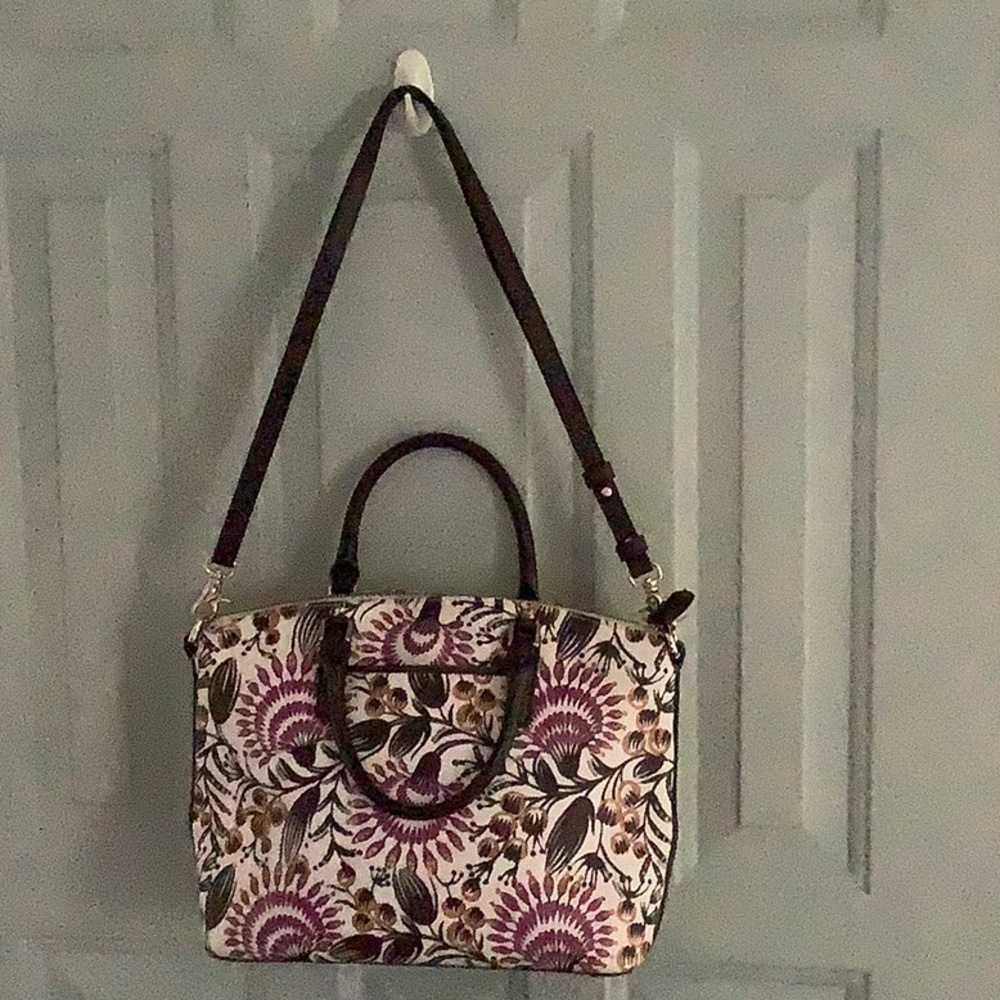 Brahmin Duxbury Satchel/Shoulder Bag in Berry Monarch